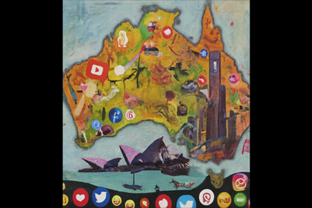 Social Media in Australia - an AI (Gemini) created to use on the blog post on the topic.